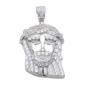 Top Seller 1.50CT Micro Pave Cubic Zirconia Jesus
